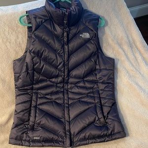 Ladies North Face vest.  Purple